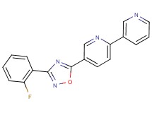 5-[3-(2-fluorophenyl)-1,2,4-oxadiazol-5-yl]-2,3'-bipyridine