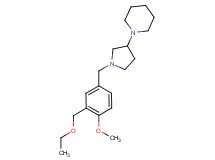 1-{1-[3-(ethoxymethyl)-4-methoxybenzyl]pyrrolidin-3-yl}piperidine