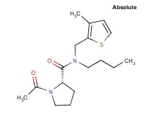 (2S)-1-acetyl-N-butyl-N-[(3-methyl-2-thienyl)methyl]pyrrolidine-2-carboxamide