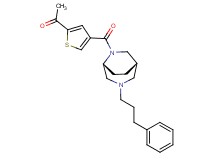 1-(4-{[(1S*,5R*)-3-(3-phenylpropyl)-3,6-diazabicyclo[3.2.2]non-6-yl]carbonyl}-2-thienyl)ethanone
