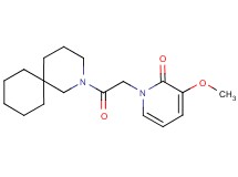 1-[2-(2-azaspiro[5.5]undec-2-yl)-2-oxoethyl]-3-methoxypyridin-2(1H)-one