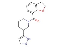 1-(2,3-dihydro-1-benzofuran-7-ylcarbonyl)-3-(1H-pyrazol-5-yl)piperidine