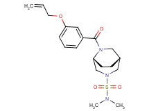 (1R*,5R*)-6-[3-(allyloxy)benzoyl]-N,N-dimethyl-3,6-diazabicyclo[3.2.2]nonane-3-sulfonamide