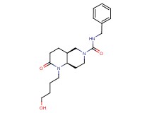 (4aS*,8aR*)-N-benzyl-1-(4-hydroxybutyl)-2-oxooctahydro-1,6-naphthyridine-6(2H)-carboxamide