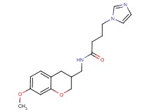 4-(1H-imidazol-1-yl)-N-[(7-methoxy-3,4-dihydro-2H-chromen-3-yl)methyl]butanamide