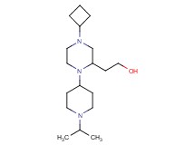 2-[4-cyclobutyl-1-(1-isopropyl-4-piperidinyl)-2-piperazinyl]ethanol