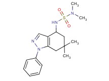 N'-(6,6-dimethyl-1-phenyl-4,5,6,7-tetrahydro-1H-indazol-4-yl)-N,N-dimethylsulfamide