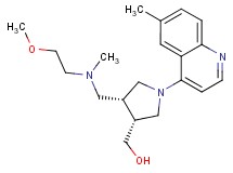 [(3R*,4R*)-4-{[(2-methoxyethyl)(methyl)amino]methyl}-1-(6-methylquinolin-4-yl)pyrrolidin-3-yl]methanol