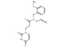 N-allyl-3-(2,4-dioxo-3,4-dihydropyrimidin-1(2H)-yl)-N-(2-methoxybenzyl)propanamide