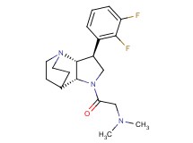 2-[(3S*,3aR*,7aR*)-3-(2,3-difluorophenyl)hexahydro-4,7-ethanopyrrolo[3,2-b]pyridin-1(2H)-yl]-N,N-dimethyl-2-oxoethanamine