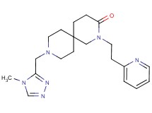 9-[(4-methyl-4H-1,2,4-triazol-3-yl)methyl]-2-(2-pyridin-2-ylethyl)-2,9-diazaspiro[5.5]undecan-3-one
