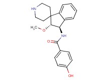4-hydroxy-N-[(2R*,3R*)-2-methoxy-2,3-dihydrospiro[indene-1,4'-piperidin]-3-yl]benzamide