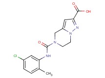 5-{[(5-chloro-2-methylphenyl)amino]carbonyl}-4,5,6,7-tetrahydropyrazolo[1,5-a]pyrazine-2-carboxylic acid