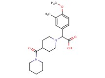 (4-methoxy-3-methylphenyl)[4-(piperidin-1-ylcarbonyl)piperidin-1-yl]acetic acid