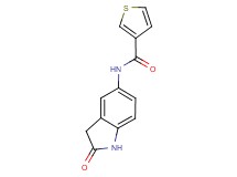 N-(2-oxo-2,3-dihydro-1H-indol-5-yl)-3-thiophenecarboxamide