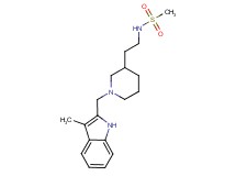 N-(2-{1-[(3-methyl-1H-indol-2-yl)methyl]piperidin-3-yl}ethyl)methanesulfonamide