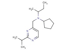 N-(sec-butyl)-N-[(2-isopropylpyrimidin-4-yl)methyl]cyclopentanamine