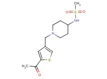 N-{1-[(5-acetyl-3-thienyl)methyl]piperidin-4-yl}methanesulfonamide