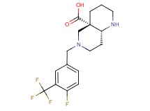 (4aS*,8aR*)-6-[4-fluoro-3-(trifluoromethyl)benzyl]octahydro-1,6-naphthyridine-4a(2H)-carboxylic acid