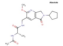 (2S)-2-(acetylamino)-N-[(6-cyclopentyl-2-methoxy-5-oxo-6,7-dihydro-5H-pyrrolo[3,4-b]pyridin-3-yl)methyl]propanamide