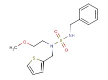 N'-benzyl-N-(2-methoxyethyl)-N-(2-thienylmethyl)sulfamide