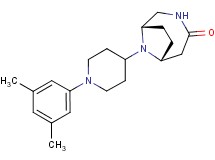 (1S*,6R*)-9-[1-(3,5-dimethylphenyl)piperidin-4-yl]-3,9-diazabicyclo[4.2.1]nonan-4-one