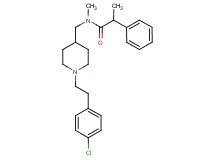 N-({1-[2-(4-chlorophenyl)ethyl]-4-piperidinyl}methyl)-N-methyl-2-phenylpropanamide