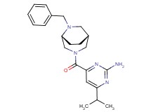 4-{[(1R*,5R*)-6-benzyl-3,6-diazabicyclo[3.2.2]non-3-yl]carbonyl}-6-isopropylpyrimidin-2-amine