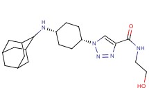 1-[cis-4-(2-adamantylamino)cyclohexyl]-N-(2-hydroxyethyl)-1H-1,2,3-triazole-4-carboxamide