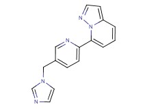 7-[5-(1H-imidazol-1-ylmethyl)pyridin-2-yl]pyrazolo[1,5-a]pyridine