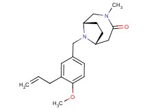 (1S*,6R*)-9-(3-allyl-4-methoxybenzyl)-3-methyl-3,9-diazabicyclo[4.2.1]nonan-4-one