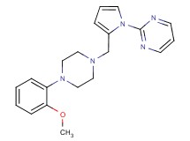 2-(2-{[4-(2-methoxyphenyl)-1-piperazinyl]methyl}-1H-pyrrol-1-yl)pyrimidine bis(trifluoroacetate)