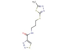 N-{3-[(5-methyl-1,3,4-thiadiazol-2-yl)thio]propyl}-1,2,3-thiadiazole-4-carboxamide