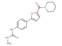 N-methyl-N'-{4-[5-(piperidin-1-ylcarbonyl)-2-furyl]phenyl}urea