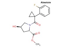 methyl (2S,4R)-1-{[1-(2-fluorophenyl)cyclopropyl]carbonyl}-4-hydroxypyrrolidine-2-carboxylate