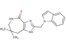 2-(1H-indol-1-ylmethyl)-7,7-dimethyl-5,6,7,8-tetrahydroimidazo[4,5-c]azepin-4(1H)-one