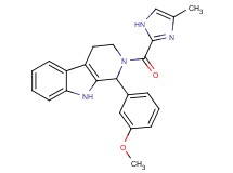 1-(3-methoxyphenyl)-2-[(4-methyl-1H-imidazol-2-yl)carbonyl]-2,3,4,9-tetrahydro-1H-beta-carboline