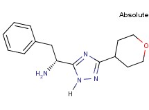 (1R)-2-phenyl-1-[3-(tetrahydro-2H-pyran-4-yl)-1H-1,2,4-triazol-5-yl]ethanamine