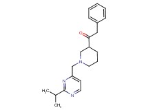 1-{1-[(2-isopropyl-4-pyrimidinyl)methyl]-3-piperidinyl}-2-phenylethanone
