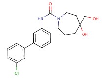 N-(3'-chlorobiphenyl-3-yl)-4-hydroxy-4-(hydroxymethyl)azepane-1-carboxamide