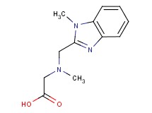 {methyl[(1-methyl-1H-benzimidazol-2-yl)methyl]amino}acetic acid