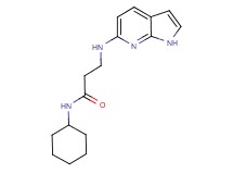 N~1~-cyclohexyl-N~3~-1H-pyrrolo[2,3-b]pyridin-6-yl-beta-alaninamide