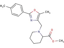 methyl 1-{[5-methyl-2-(4-methylphenyl)-1,3-oxazol-4-yl]methyl}-2-piperidinecarboxylate