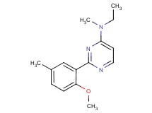 N-ethyl-2-(2-methoxy-5-methylphenyl)-N-methylpyrimidin-4-amine