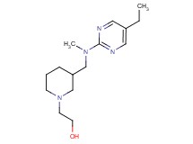 2-(3-{[(5-ethylpyrimidin-2-yl)(methyl)amino]methyl}piperidin-1-yl)ethanol