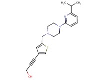 3-(5-{[4-(6-isopropylpyridin-2-yl)piperazin-1-yl]methyl}-3-thienyl)prop-2-yn-1-ol
