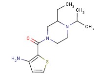 {2-[(3-ethyl-4-isopropyl-1-piperazinyl)carbonyl]-3-thienyl}amine hydrochloride