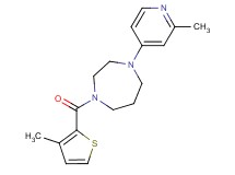1-(2-methyl-4-pyridinyl)-4-[(3-methyl-2-thienyl)carbonyl]-1,4-diazepane