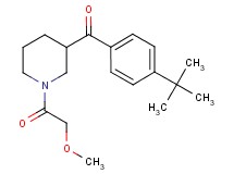 (4-tert-butylphenyl)[1-(methoxyacetyl)-3-piperidinyl]methanone