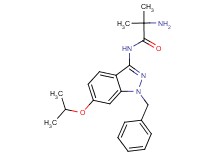 N~1~-(1-benzyl-6-isopropoxy-1H-indazol-3-yl)-2-methylalaninamide